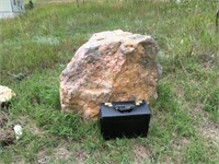 Red Feldspar Boulder With Biotite