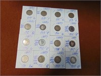 16 Liberty Nickels