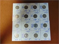 16 Liberty Nickels