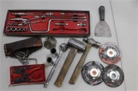 Snap-On Driver Set, Hammers, Grinding Discs