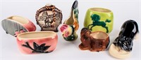 Vintage Art Pottery Ceramic Horse Animal Planters