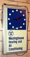 24" Westinghouse Heating & Air Advertising Clock