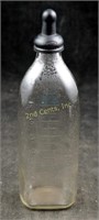 Vintage Glass Children's Liquid Medicine Bottle