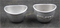 2 Bon Opto Aluminum Eye Wash Cup Baths