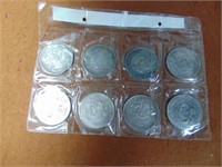 8 Chinese Coins