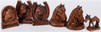 Syroco Equine Bookends & Card Holder