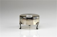 Birks silver footed jewellery box