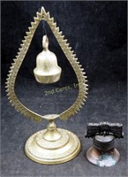 8" Engraved India Brass & Souvenir Liberty Bells