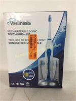 New Oral Wellness Rechargeable Toothbrush Kit