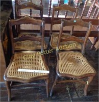 Set of 4 Vintage Dining Chairs 2