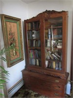 Beautiful wood bookcase
