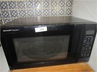 Sharp microwave, contents of closets