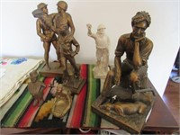 Viquesney statues, metal figures