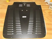 Louvered hood cover for jeep