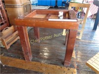 Custom Wood & Leather Backgammon Table