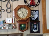 Howard Miller Regulator Clock with Key &