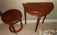Small Half Round Table & Small Round Table