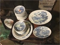 LARGE LOT OF ENOCH WEDGWOOD DISHES