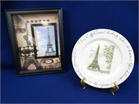 Eiffel Tower Picture & Plate