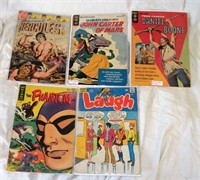 5 pcs. Silver Age Comics - Hercules, Phantom, More