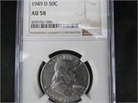 1949 D 50C/ Half dollar