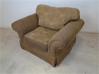 Realistic by Klausner Oversized Brown Arm Chair