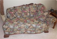 2pc. Schweiger Floral Sofa & Fainting Couch
