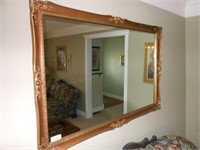 Mirror with gold frame (30" x 48")