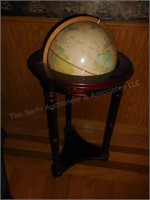 World Globe with wood stand