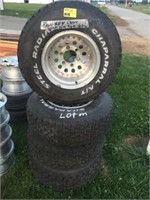 Radial Chevy Tires w/ Aluminum Rims