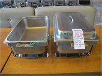 LOT, 2X FULL SIZE CHAFING DISHES, 1 LID!