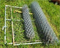 (2) Partial rolls of fencing, (2) Gates and PTO