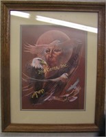 Carol Bourdo "I Am Eagle" Framed Print