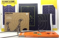 (5) Shooting Targets & (2) Metal Shooting Stands