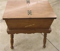 Wood End Table/Sewing Table