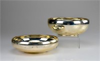 Two graduated Birks silver bowls