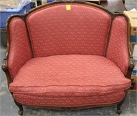 French Carved Settee
