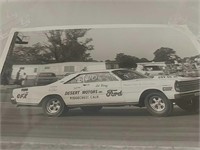 Ed Terry desert Motors Inc Ford race car to 98