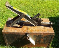 Steel tool box with contents including C-Clamps,
