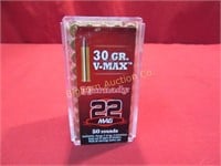 Ammo: Hornady .22 Mag V-Max 50 Rounds in Lot