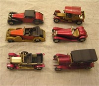 6 Matchbox Models Of Yesteryear Cars