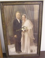 Vintage Marriage Framed Picture