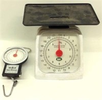 22lb Table Scale & 50lb Hanging Scale