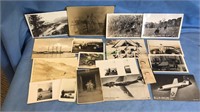 Group of military photos including the X one