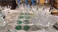 Group of one goblets including ones with the