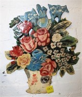 Handpainted Wall Decor Bouquet of Flowers