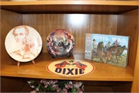 Civil War Plates & Dixie Sign