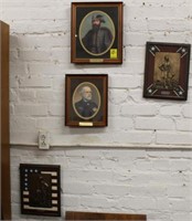 Civil War group of 4 prints & plaques