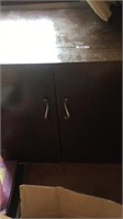 Wooden two door cabinet