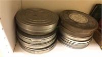 10 Tins of 16 mm movies I think all of them are